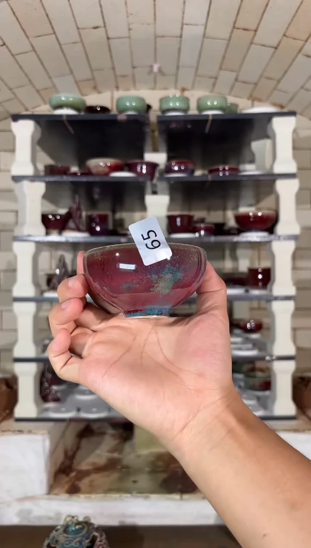摆件精品窑变钧瓷茶器
