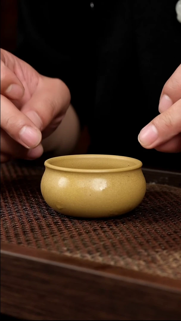 茶壶紫砂黄金段普洱杯