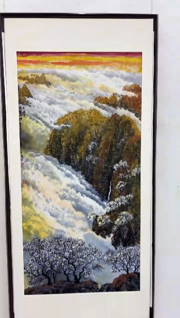 国画傅老师绘画作品 带荣宝斋宁波证书  画芯发