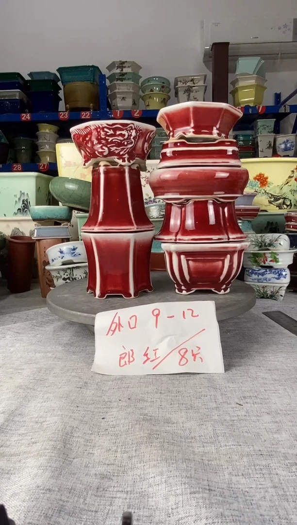 1906八只郎红花盆