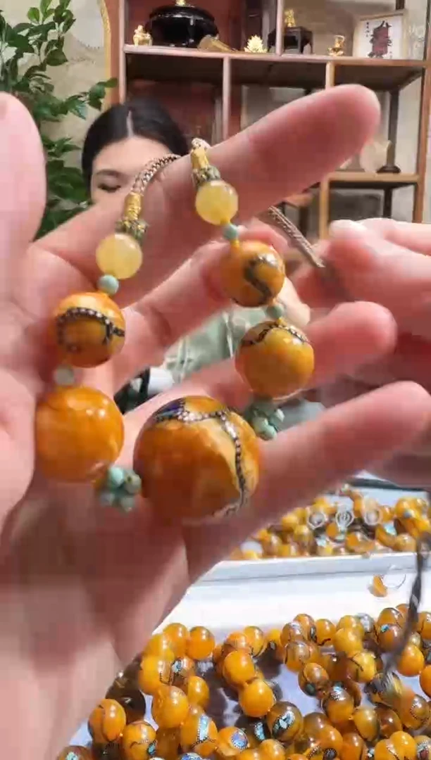 未镶嵌颈饰蜜蜡958天然蜜蜡珠宝奇石假一赔十