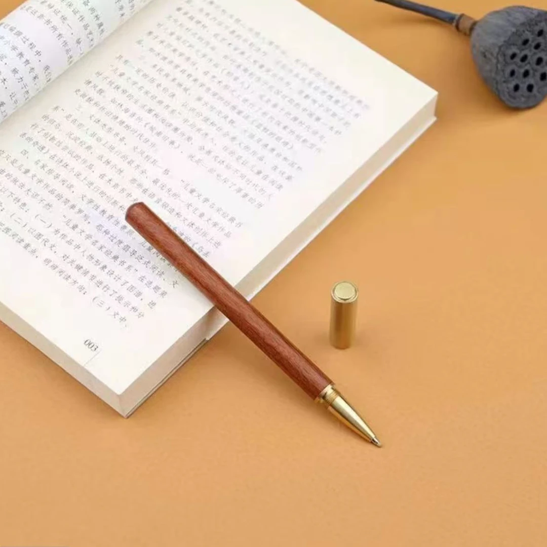 花梨木签字笔 红木中性写字笔 商务办公 送礼佳品