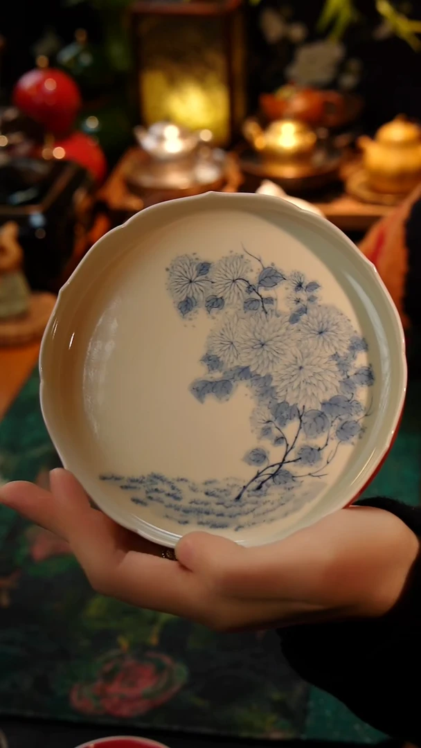 茶器焱谷 雨香斋 小雏菊壶承一只