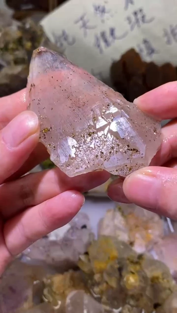 未镶嵌珠宝半成品水晶82号四川超七花园水晶