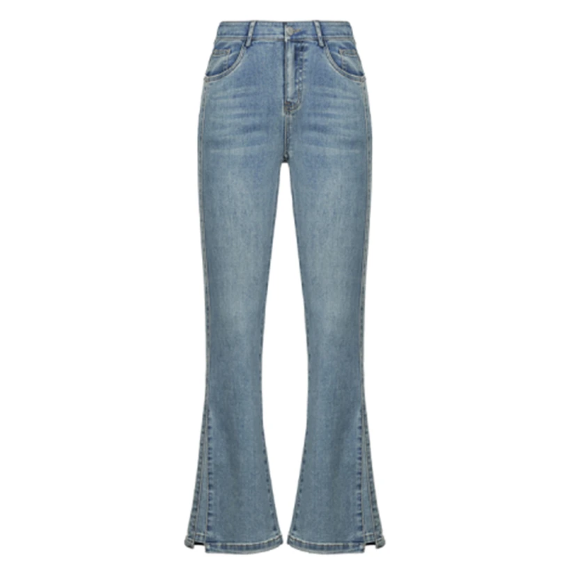 裤装 | 曲线主义修身显瘦微喇牛仔裤25夏新品224381286