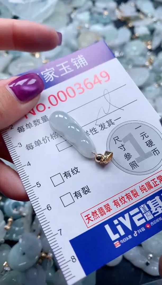 颈饰未镶嵌翡翠3649