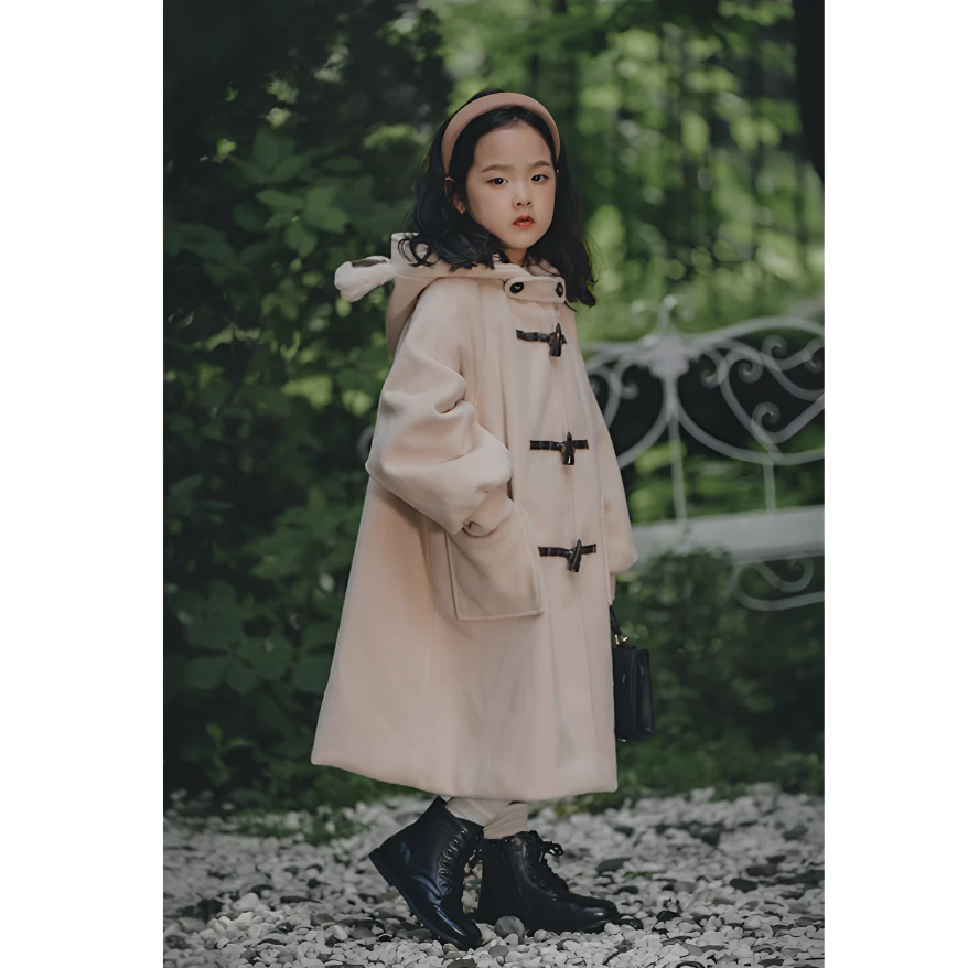 B9-1221尤女童秋冬可爱韩版呢子两件套(22063)