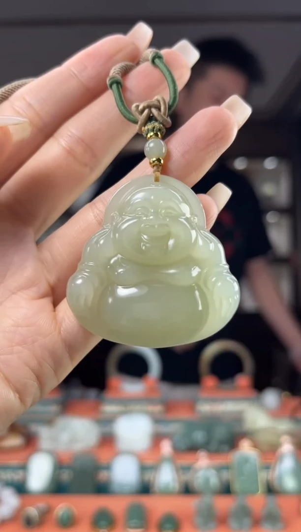 颈饰未镶嵌和田玉佩佩45mm左右