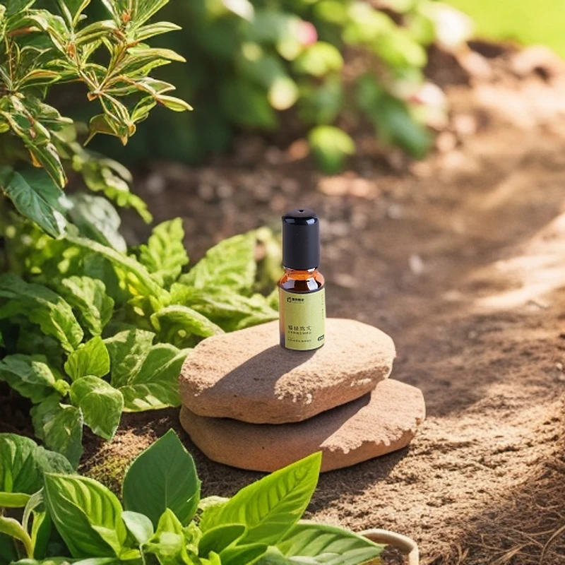 【五福经典】蕲春陈艾五年艾草精油10ml古法蒸馏 刮痧开背按摩