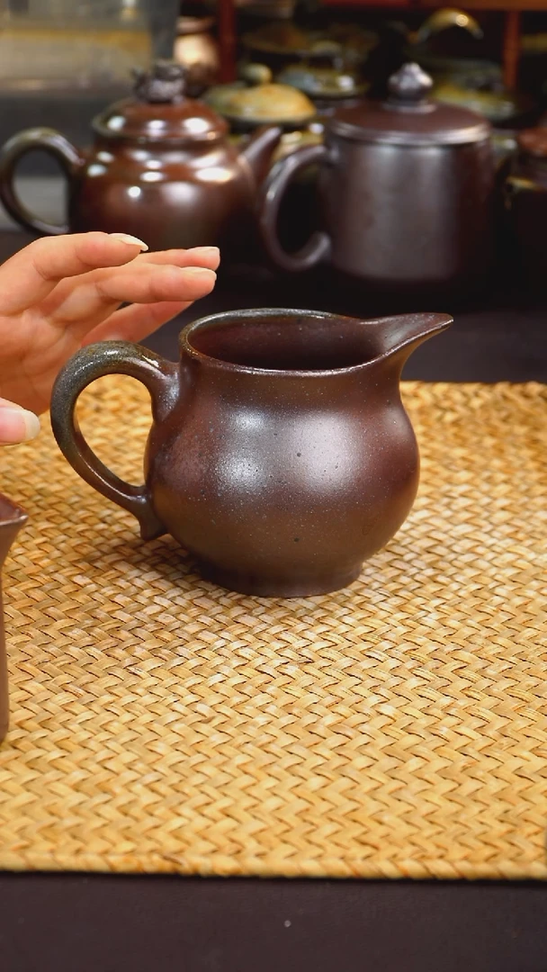 茶壶紫砂纯自然柴烧