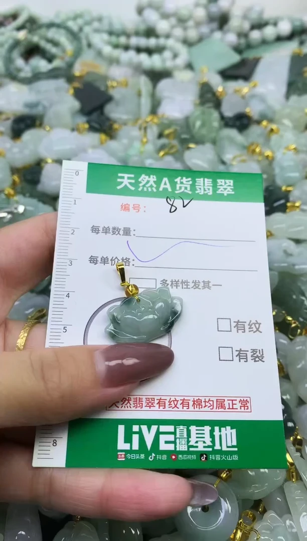 颈饰未镶嵌翡翠纯天然缅甸A货翡翠