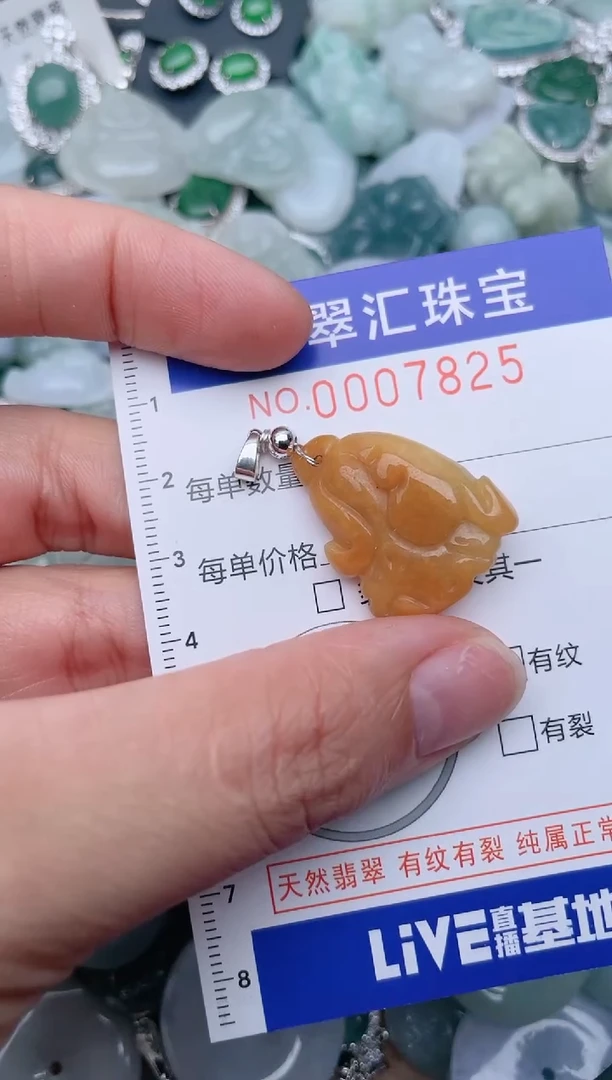 翡翠未镶嵌颈饰7825......1