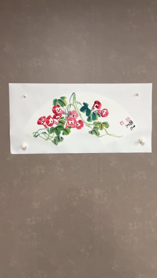 绘画46张瀚东扇面作品