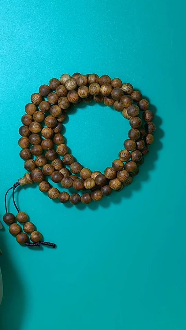 【闪购商品】沉香手串芽庄白棋楠7mm圆珠多圈1220