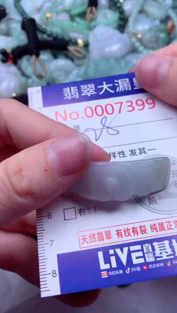 吊坠(不含链)未镶嵌翡翠7399