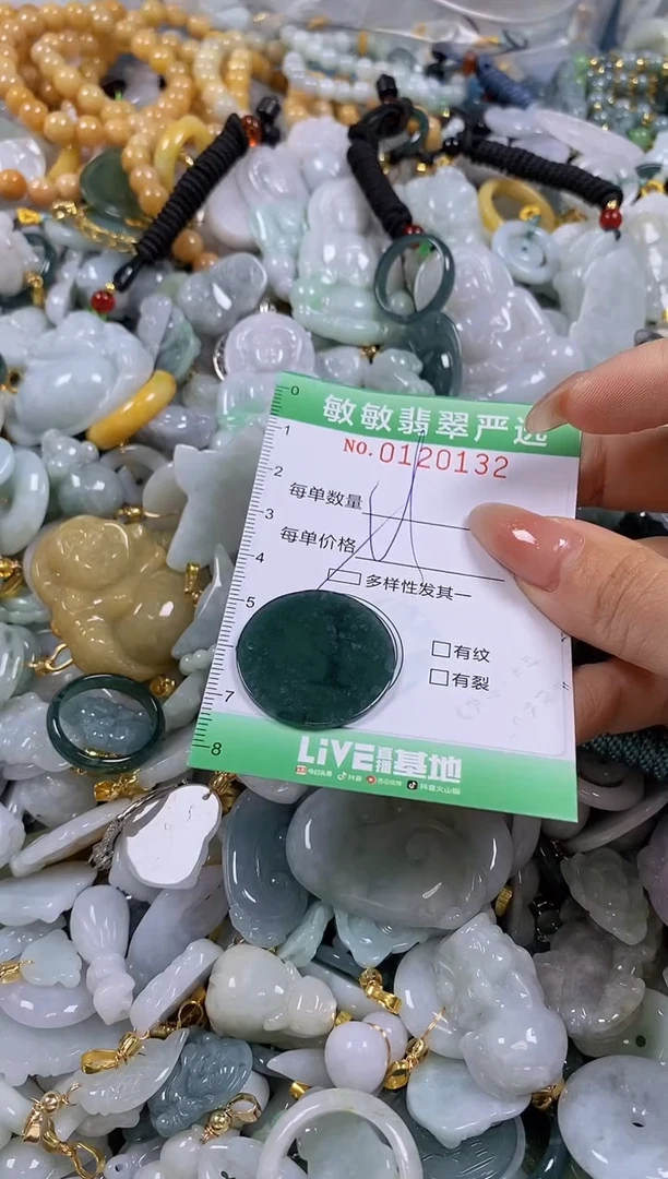 【闪购商品】翡翠颈饰未镶嵌闪购0120132多样性发其一