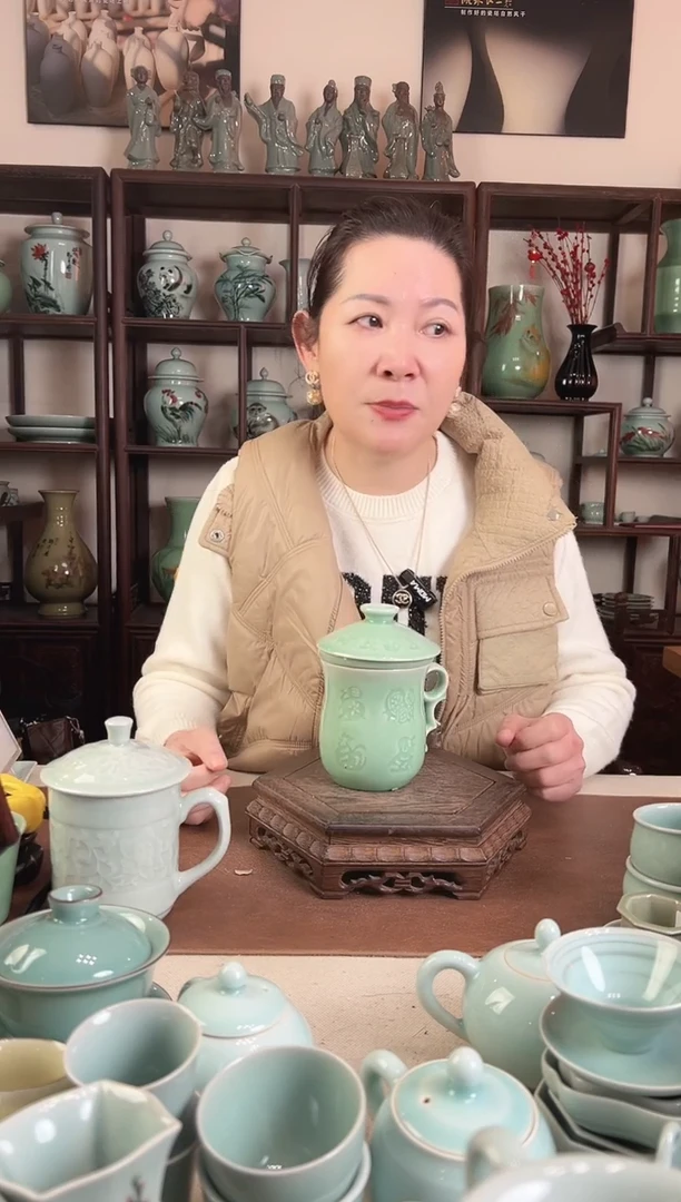 梅青 十二生肖杯 3件套