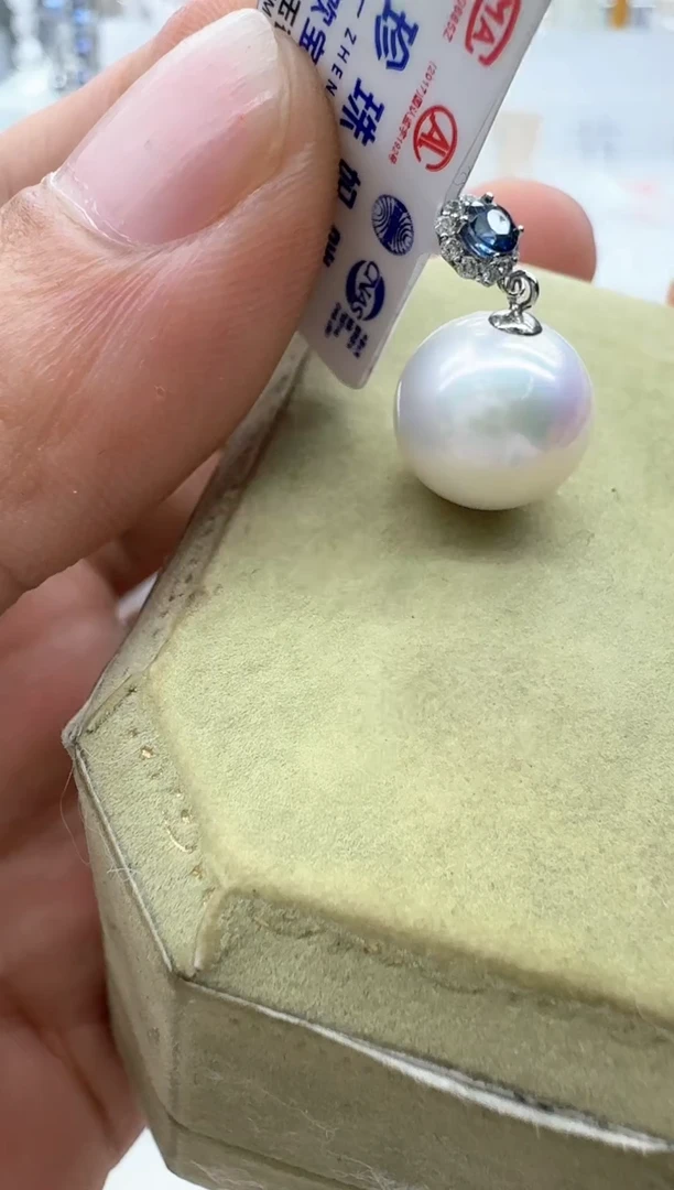 【闪购商品】淡水珍珠颈饰18K金镶嵌清货