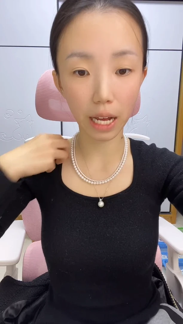 颈饰银S925镶嵌淡水珍珠塔尖5.5-6