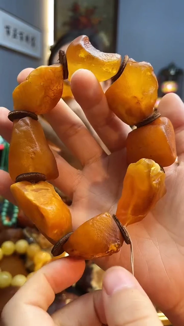 未镶嵌琥珀手串手串