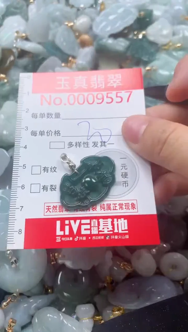 吊坠(不含链)未镶嵌翡翠9557