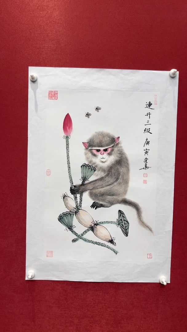国画老师现场创作 10