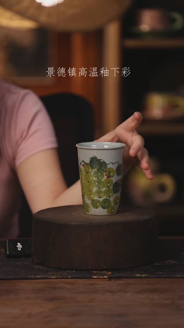 陶瓷景德镇高温釉下手绘陶瓷125