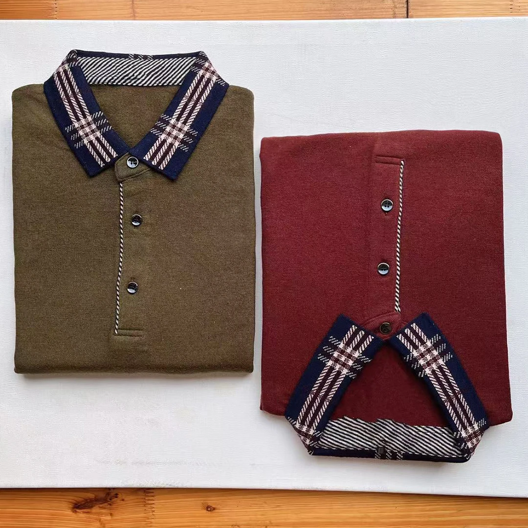 45 大牌撤柜 象*王带标 100%极细美丽诺绵羊毛 polo领 最后几单