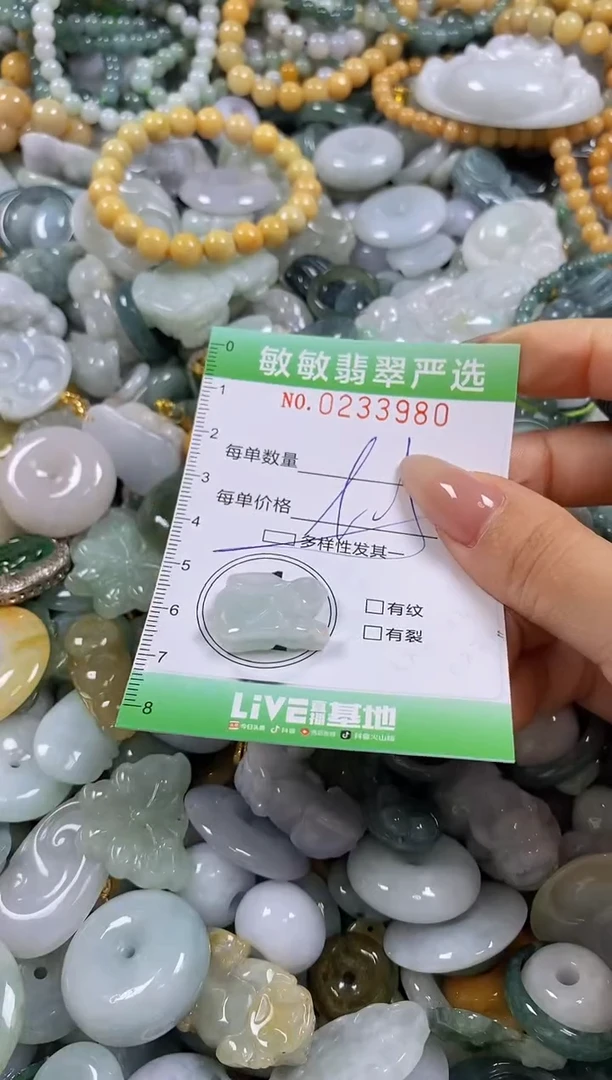 翡翠未镶嵌颈饰闪购0233980多样性发其一