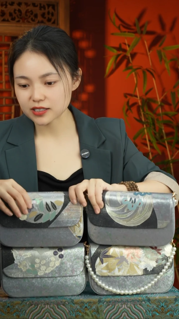 刺绣老绣螺钿包包