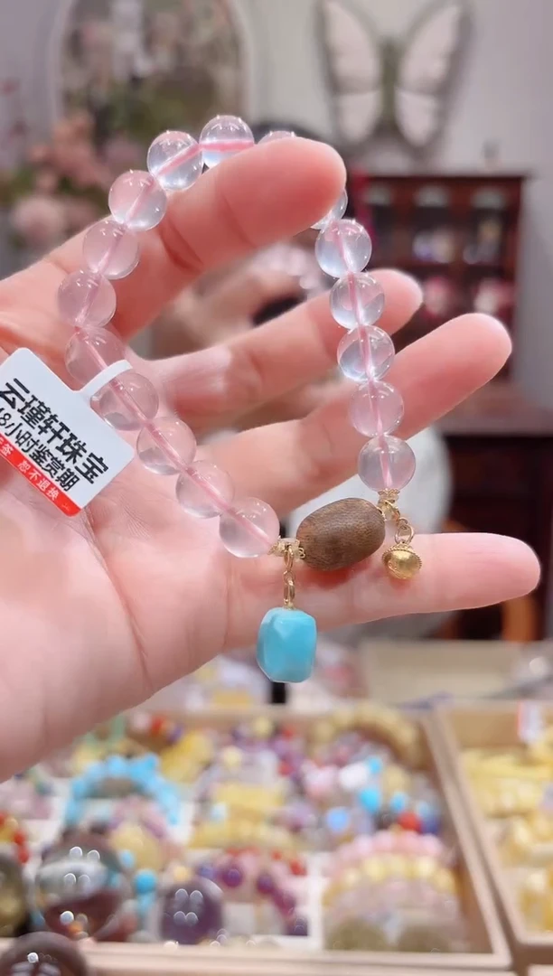 【闪购商品】水晶手串18K金镶嵌设计款珠串