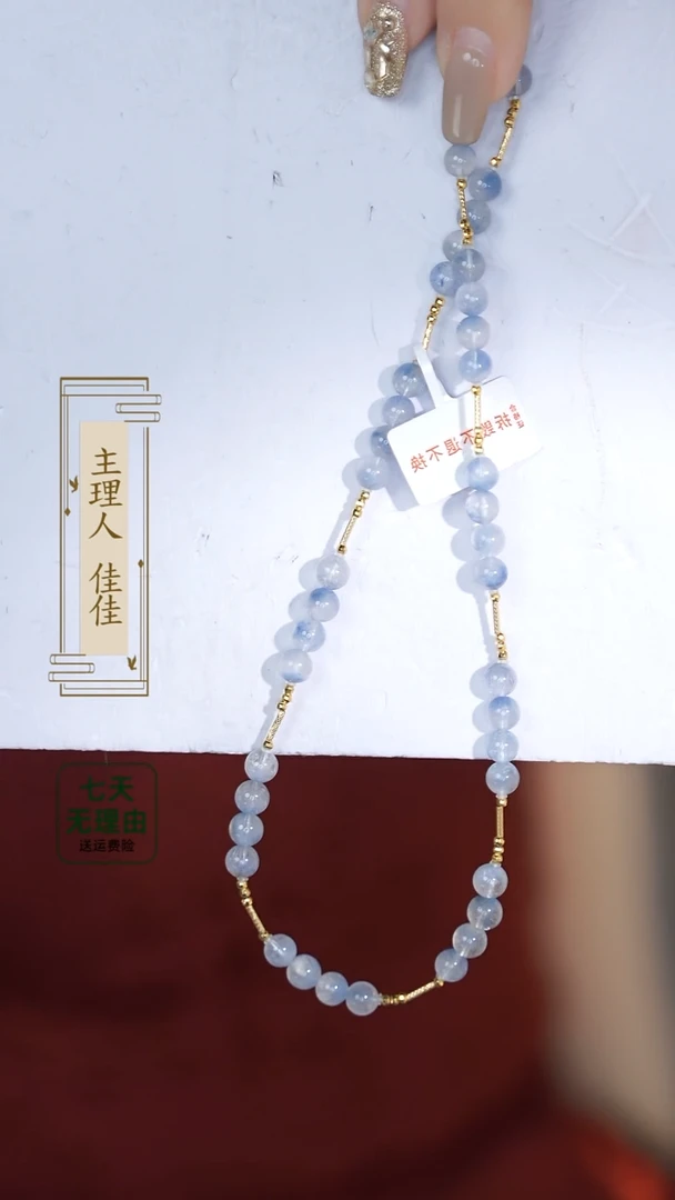 【闪购商品】水晶项链18K金镶嵌@@@@@@@@@