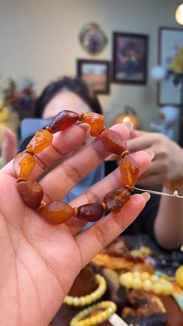 手串琥珀未镶嵌手串