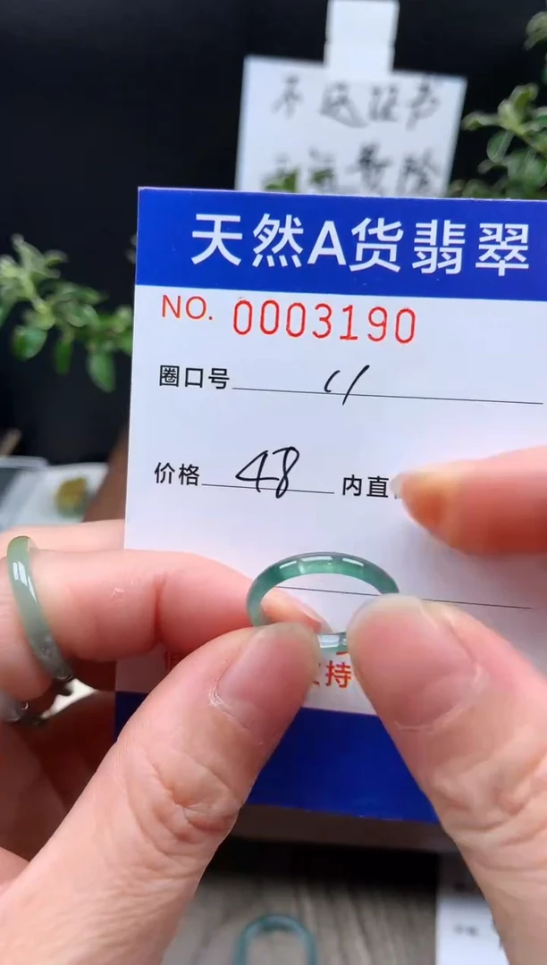 未镶嵌戒指翡翠11#