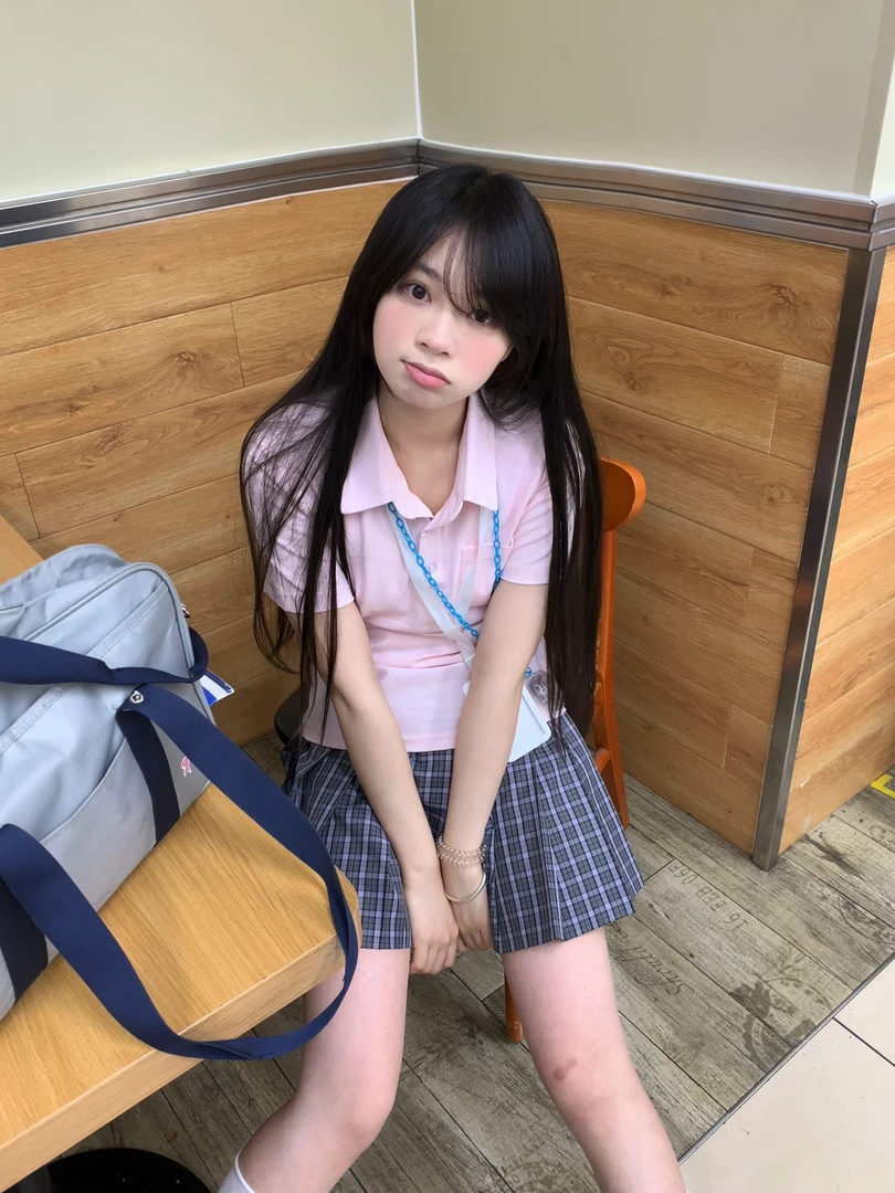 猫看花jk制服【紫鸢】原创格裙女百褶裙裙子紫色小格子