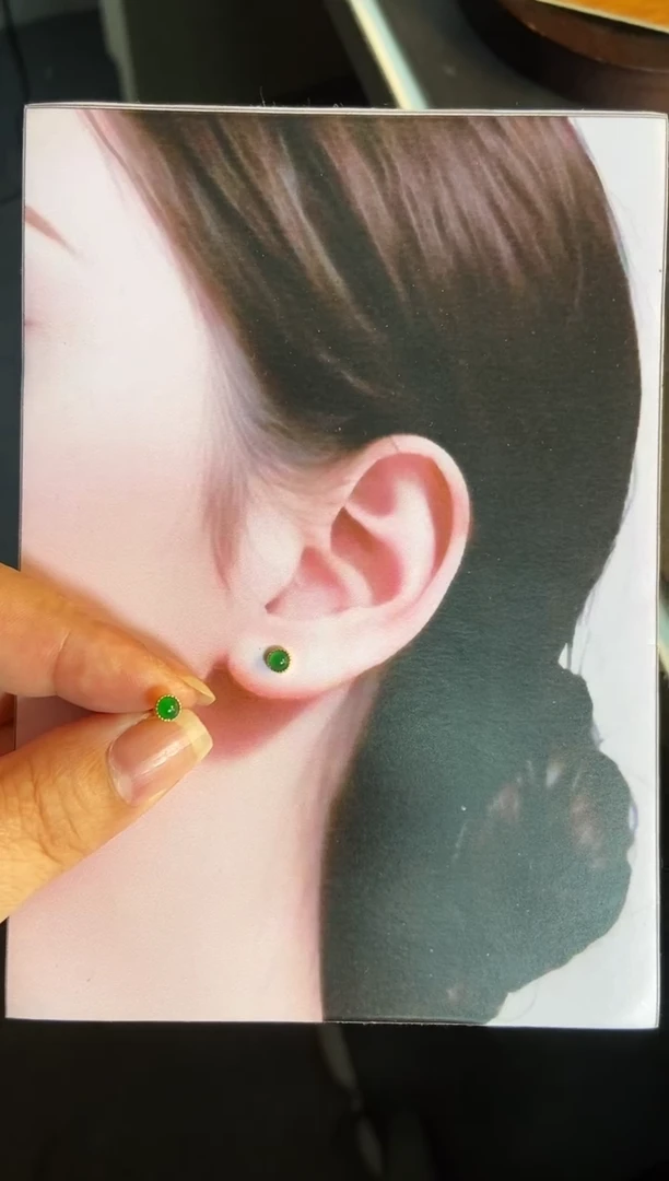 吊坠(不含链)银S925镶嵌翡翠1