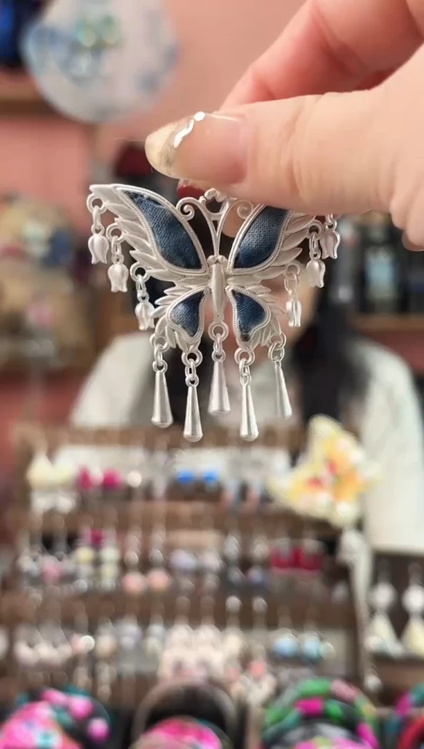 织绣艺枝独绣手工饰品118