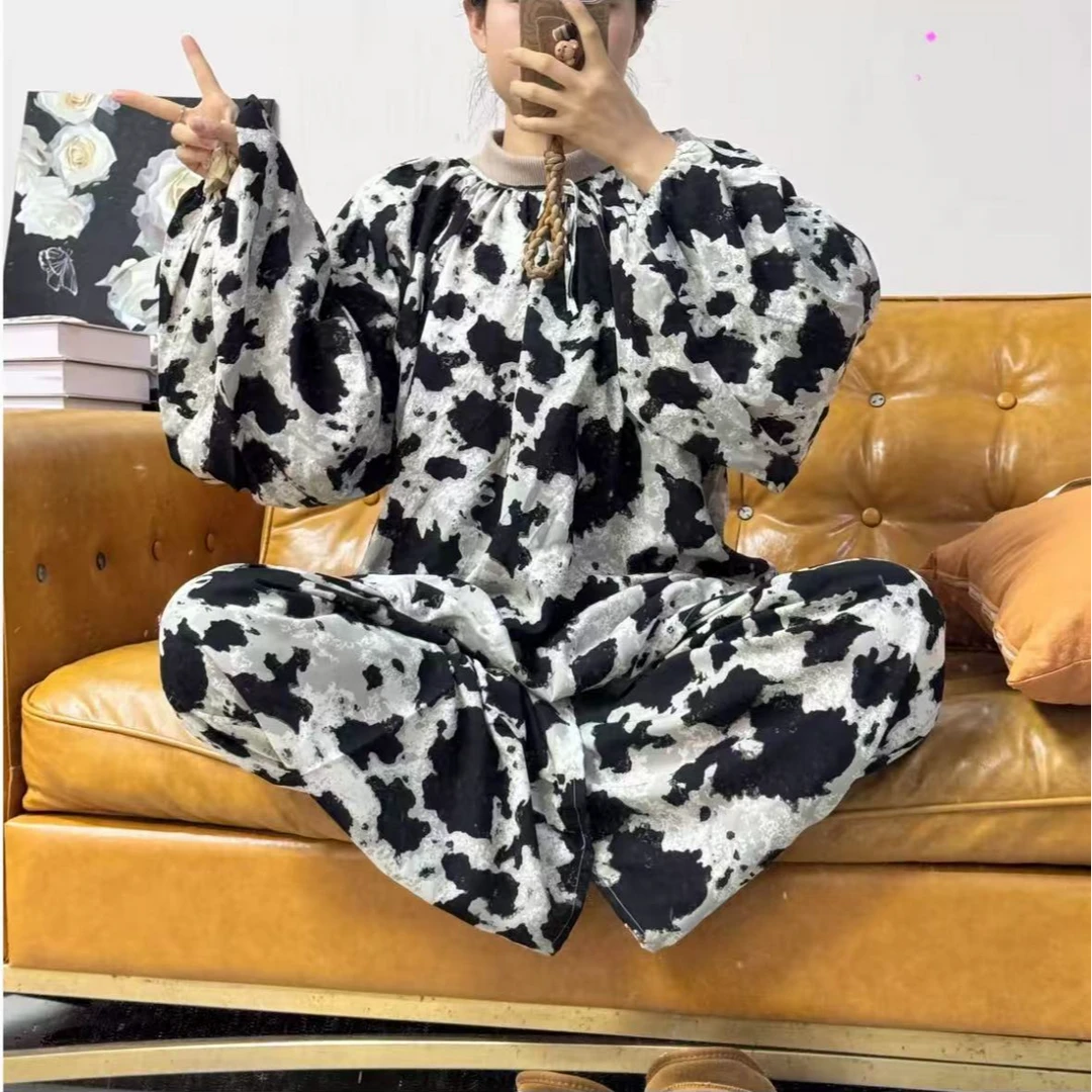 花筵笑 2025年新款睡衣棉绸新款上新清仓