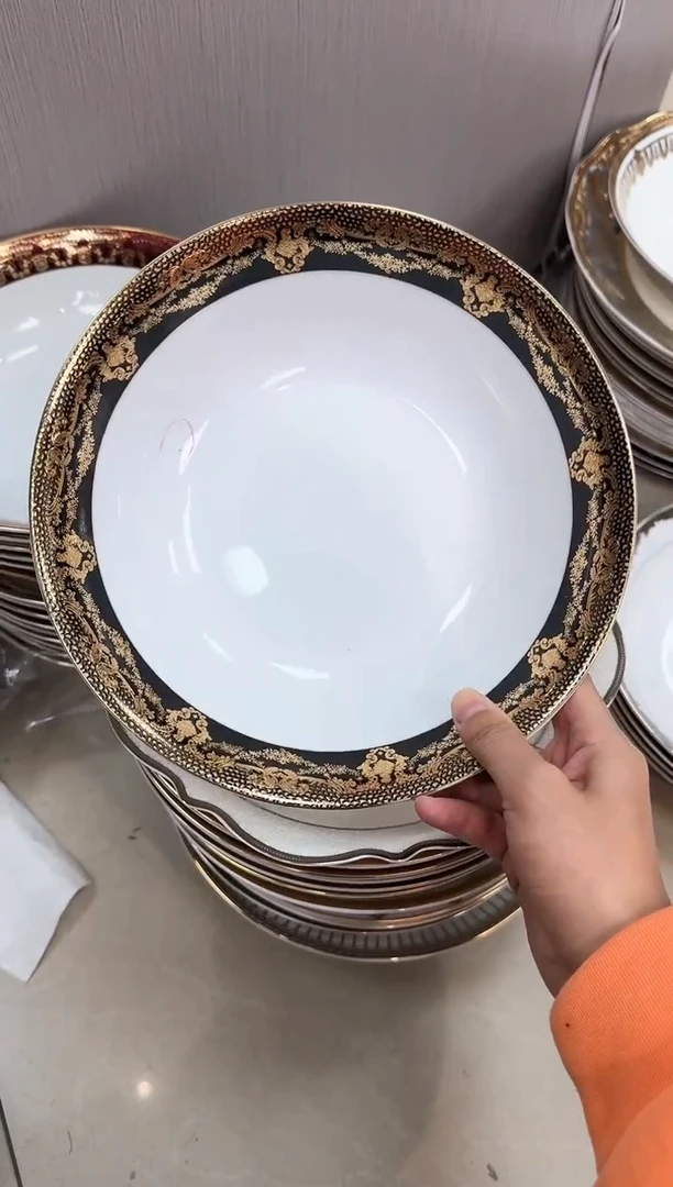 【闪购商品】瓷片9寸大汤碗微瑕 春节活动福利价