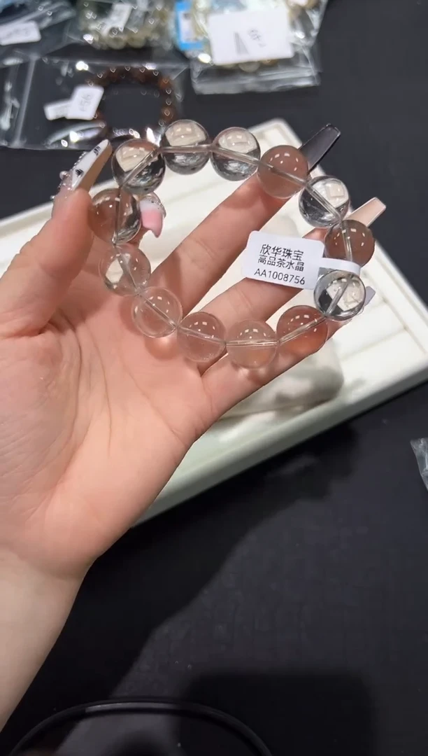水晶手链未镶嵌59r多样性发其一【1条】默认微瑕15mm