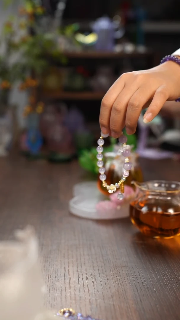 闪购闪购紫色手串