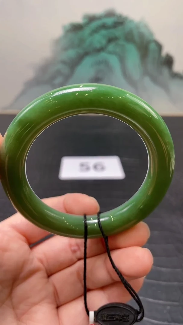 未镶嵌手镯和田玉（碧玉）q****n56