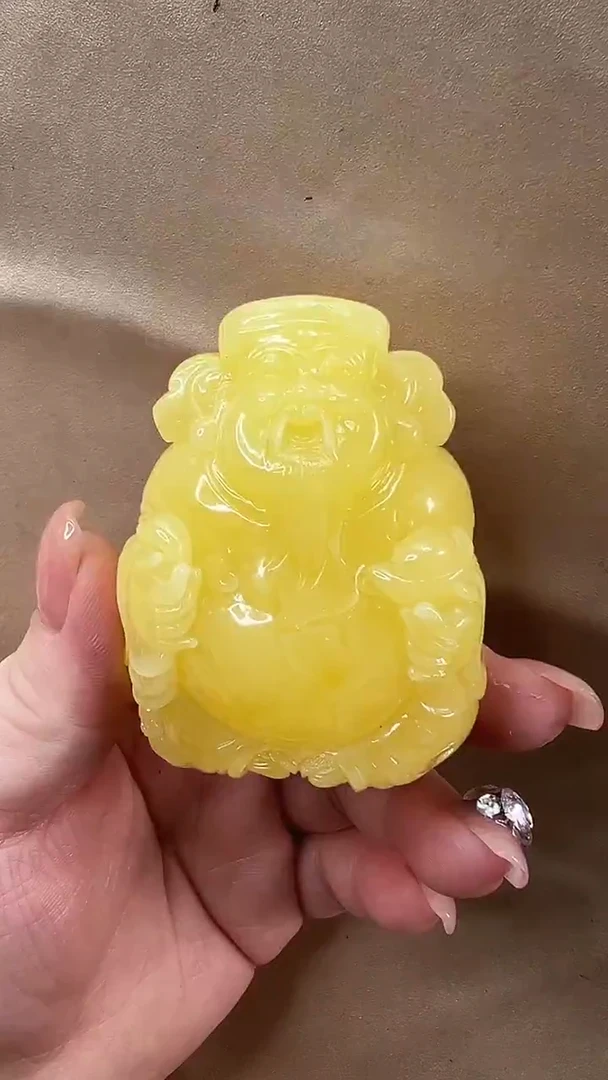 琥珀颈饰未镶嵌吊坠