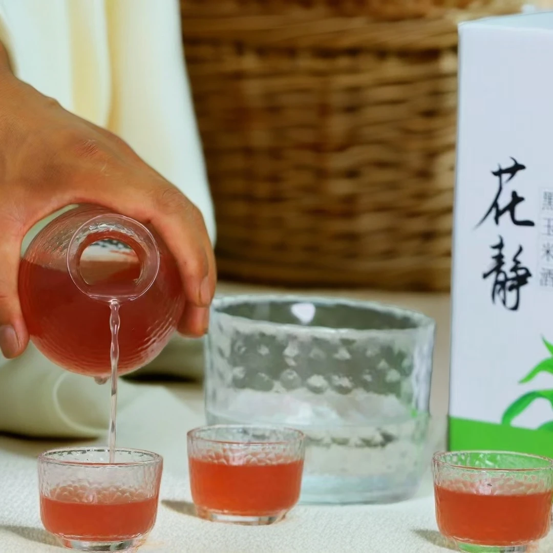 花静【高产村】花青素玉米果酒  330ML*6瓶 富含花青素