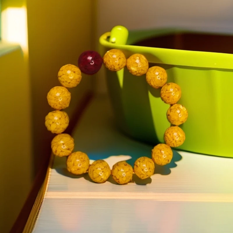 雄黄手串带红珠直播甄选