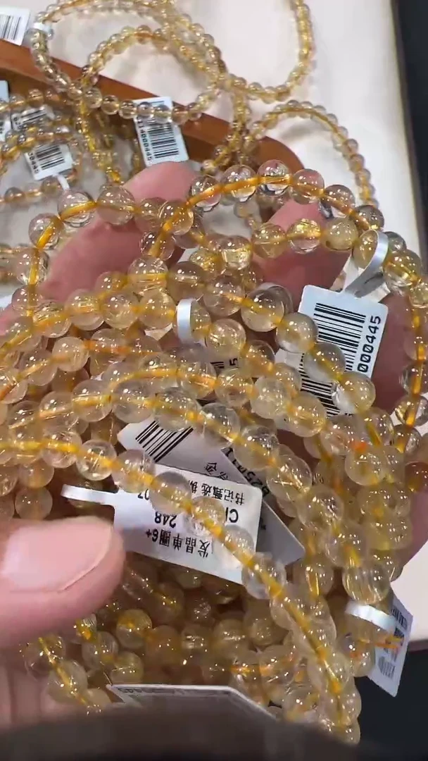 【闪购商品】水晶手链未镶嵌匝40 ck4359约6mm多样性发一件