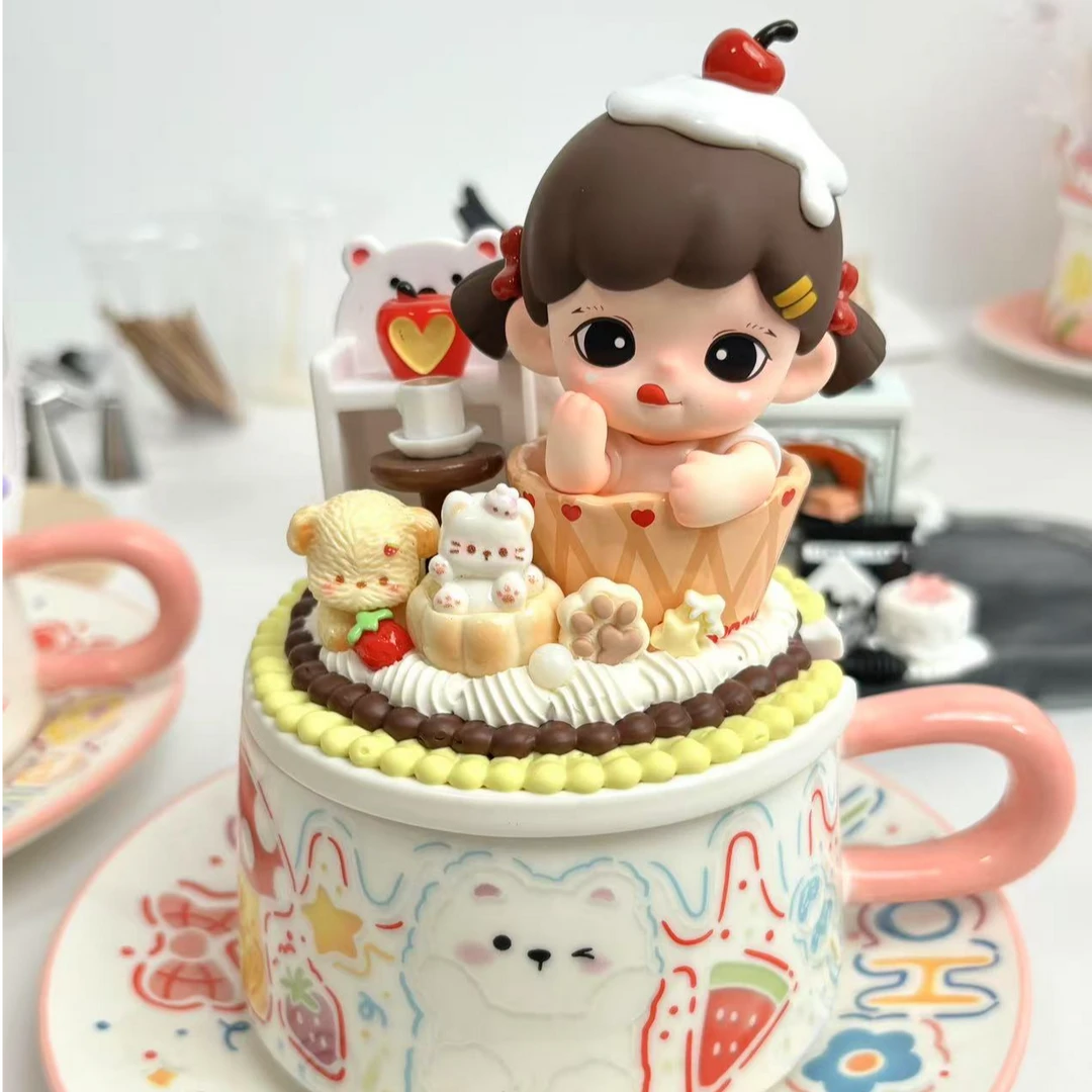 正版奶油胶潮玩DIY创意桌面摆件系列知名IP热娃