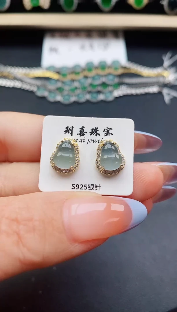 翡翠戒指银S925镶嵌321321