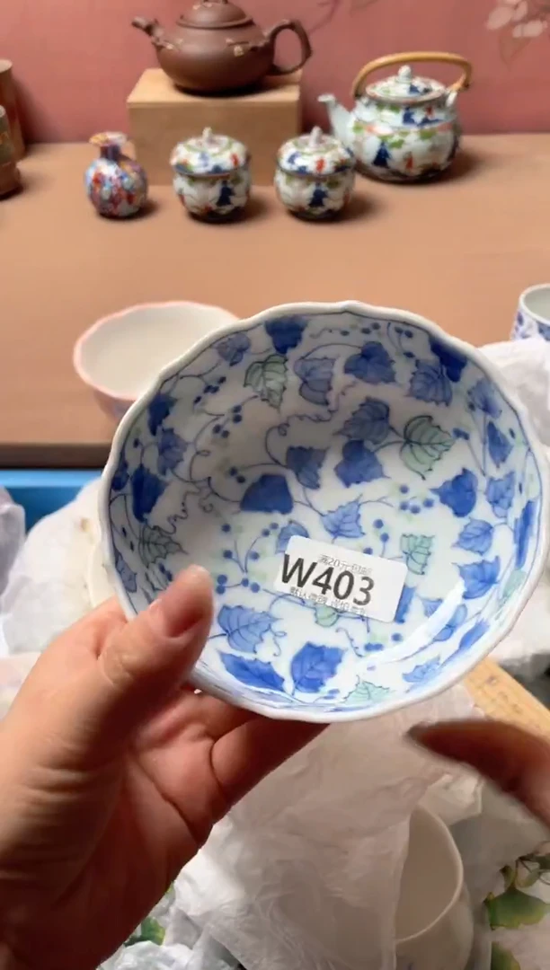 瓷片大***包瓷器瓷器W403
