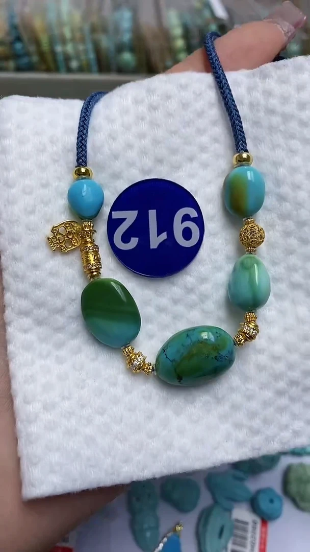 【闪购商品】绿松石项链银S925镶嵌912